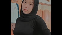 Sepongan Hijab Hitam