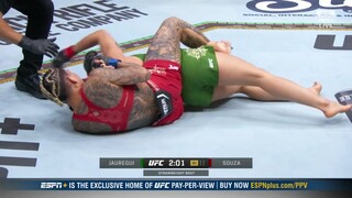 Cute UFC fighter gets choked unconscious