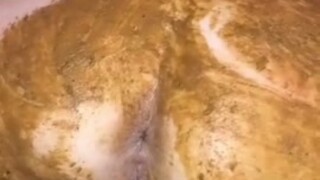 SCAT SLAVE PISSING ON THE FLOOR LIKE A PIG