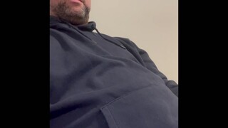 Masturbating in a waitingroom