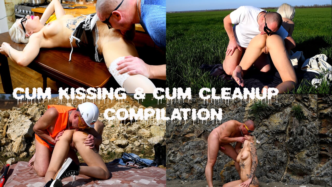 BEST CUM KISSING & CUM SWAPPING COMPILATION, CUM CLEANUP, CUMSHOT AND SPERM FETISH