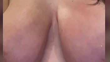 Stepsister shows her big milky tits