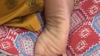 desi mom prayer feet