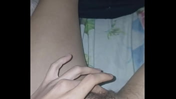 My hairy, wet, juicy pussy doesn't even resist when I masturbate and fuck finger