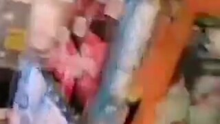 Nalgona en el mercado de pasada rapida