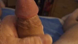 I love massaging my cock I want it suck so bad