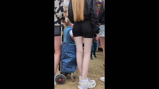 Tight Blonde Teenie At The Fare