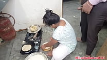 Indian desi step-mom fuck in kitchen