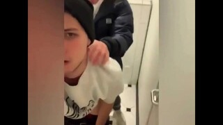 gay twink slut fucked in the college bathroom