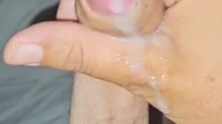 Dutch Shaved hard dick jerking off till cum shot