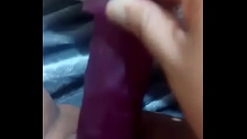 Sola con mi dildo