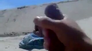 Woman keeps flashing on big long Moroccan cock