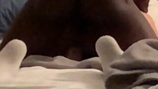 My fat slag loves nigga cum (slo mo)