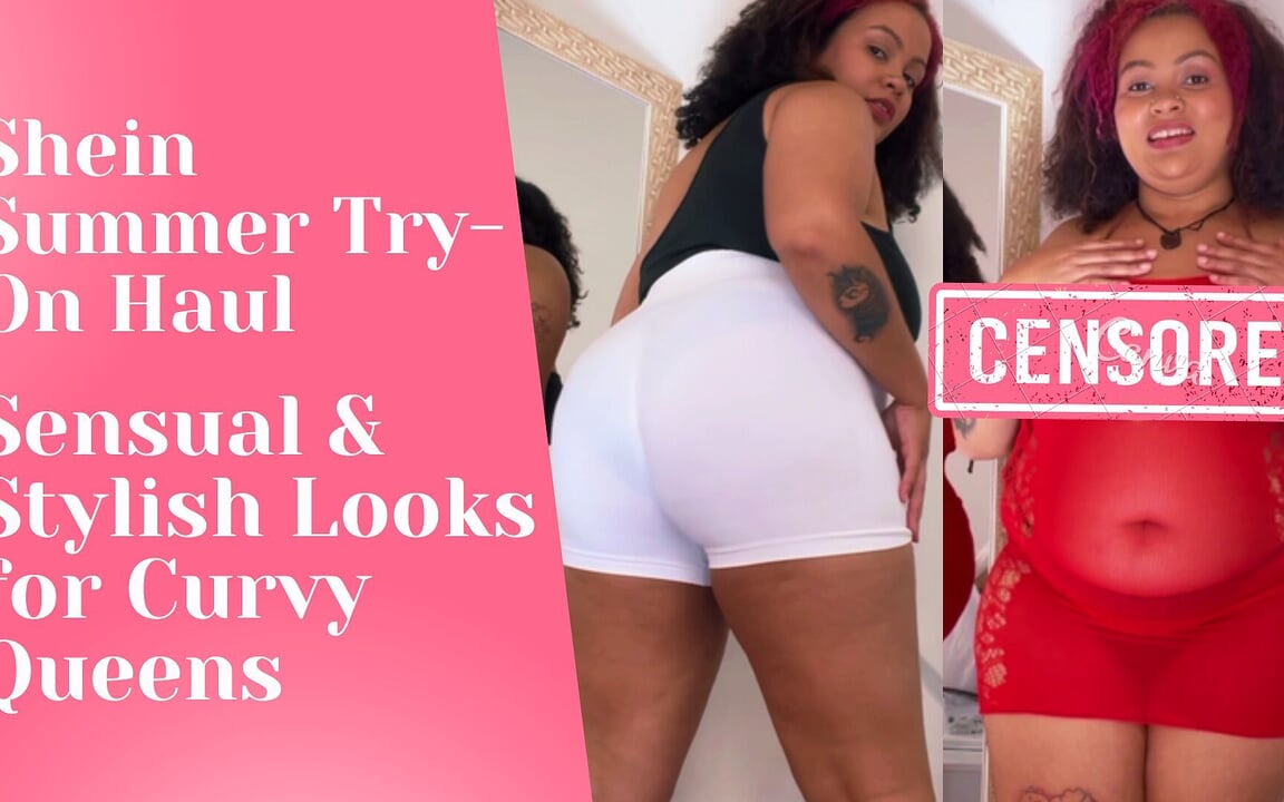 Annacutiepiie - Shein Summer Try-on Haul  Sexy & Stylish Looks for Curvy Queens