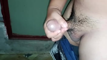 Handjob after work love my hard cock creampie