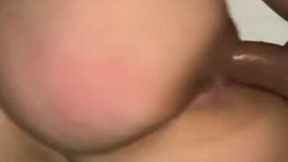 Hot doggystyle pov sex, big shaking plumpy ass