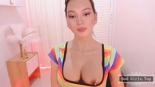 Very petite skinny hot teen with perfect big boobs