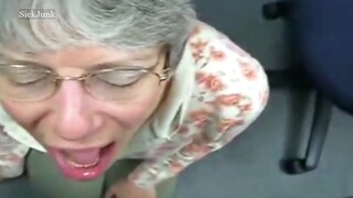 Old Teacher Swallows Young Students Cum