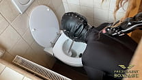 Golden Shower on Toilet Slave POV