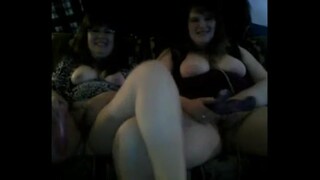 Mother And Daughter BBW On Webcam