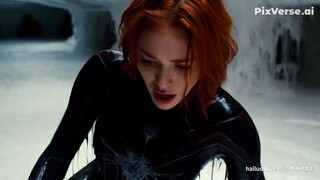 black widow in a sticky situation flash