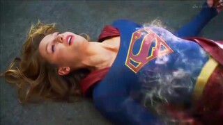 Super girl gets beaten and defeated