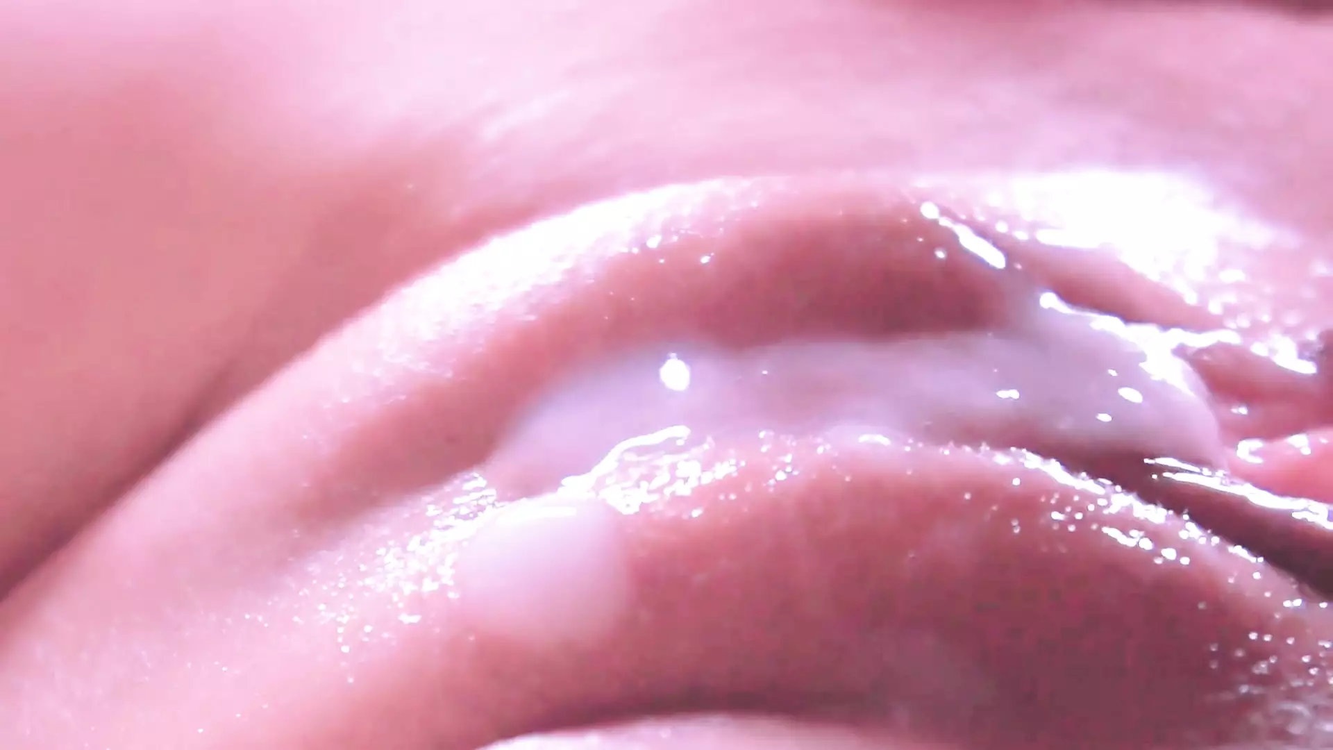 Insane Close Up Slow motion creampie pussy inside