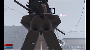 Sexy ebony gets pounded in roblox