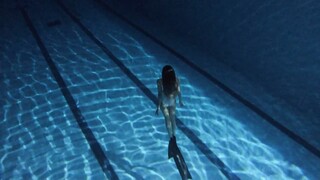 Asian Girl Underwater