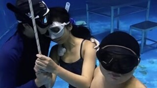 Asian Girl Underwater