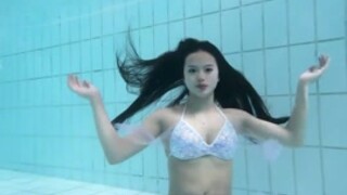 Asian Girl Underwater