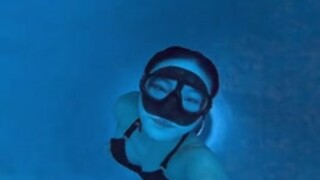 Asian Girl Underwater