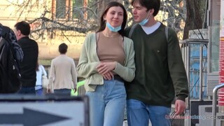 Braless teen slowmo - BralessDay