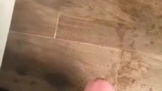 pissing on the floor