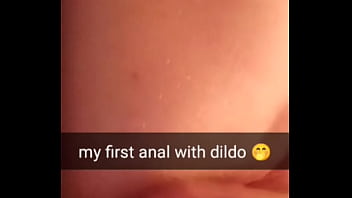 my first anal fuck with dildo