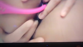 Pink pussy up close