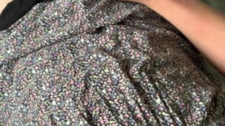 Cumming on myself wearing wife’s blouse