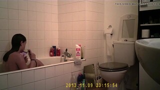 Hairy french sisters voyeur bath