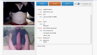 Young girl gets naked for omegle dick