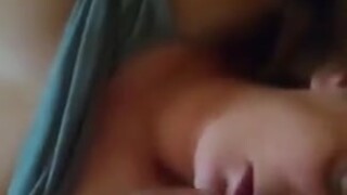 Cum on my face while sleeping