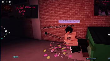 Secretary gets   by a thug | ROBLOX