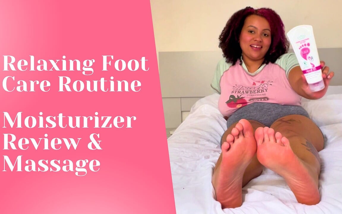 Cutiepiiecurvy - Relaxing Foot Massage & Moisturizer Review