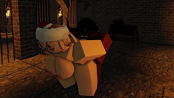 Krampus steals his christmas gift in roblox