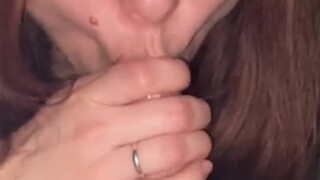 High AF and sucking cock