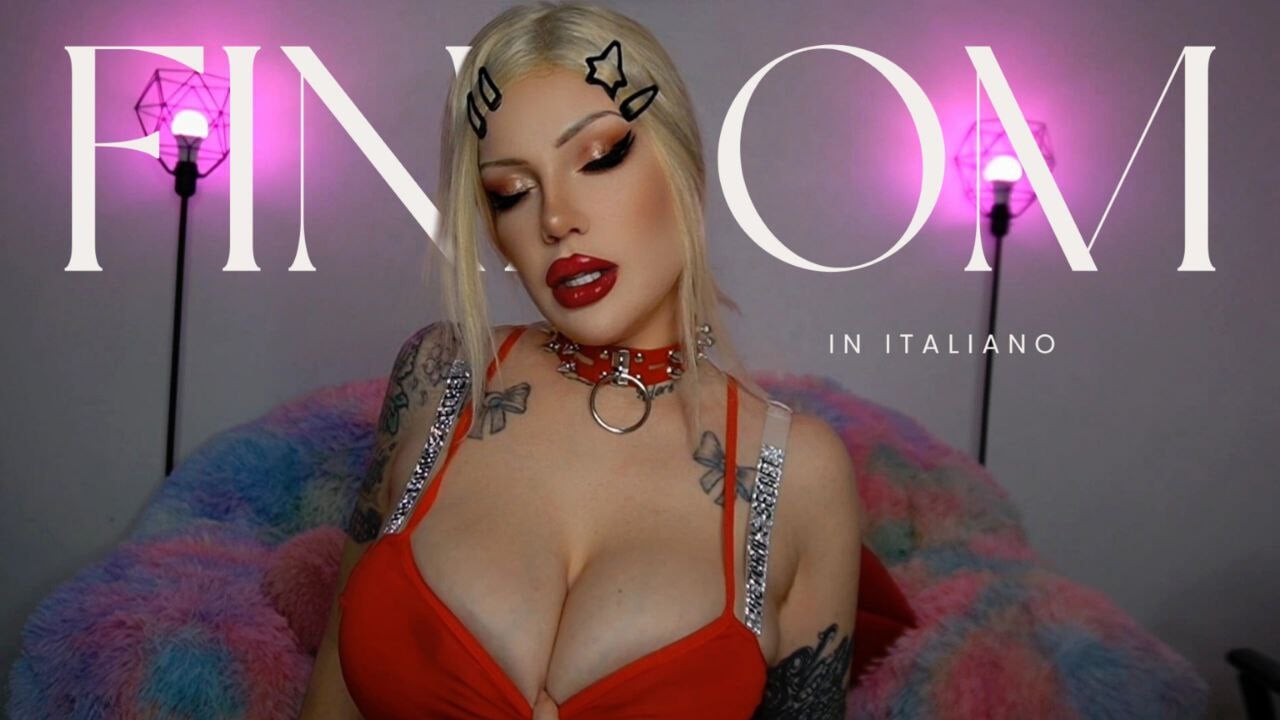 BUSTY ITALIAN GOTH BLONDE MAKES YOU BROKE - JOI