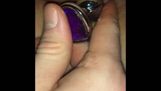 Coked wife gets buttplug in ass