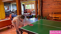 Stepsister Lost A Game Of Ping Pong So Fucked Her On Table