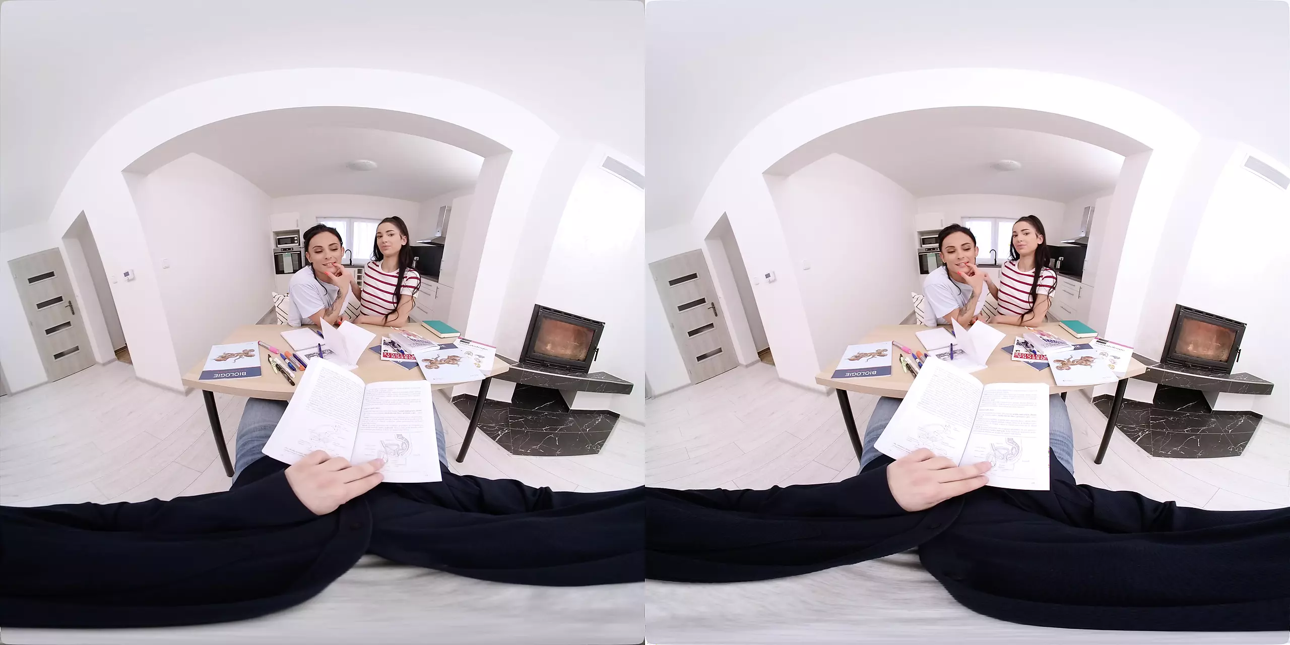 They'd Rather Fuck Instead of Studying - Virtual Real Porn