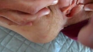 Hairy Pussy Exposed by Horny Amateur