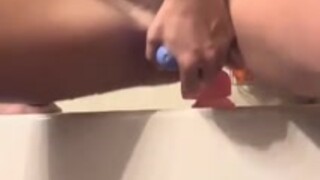 Masturbation in restroom